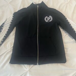 PINK Victoria's Secret Black and White Track Jacket XS